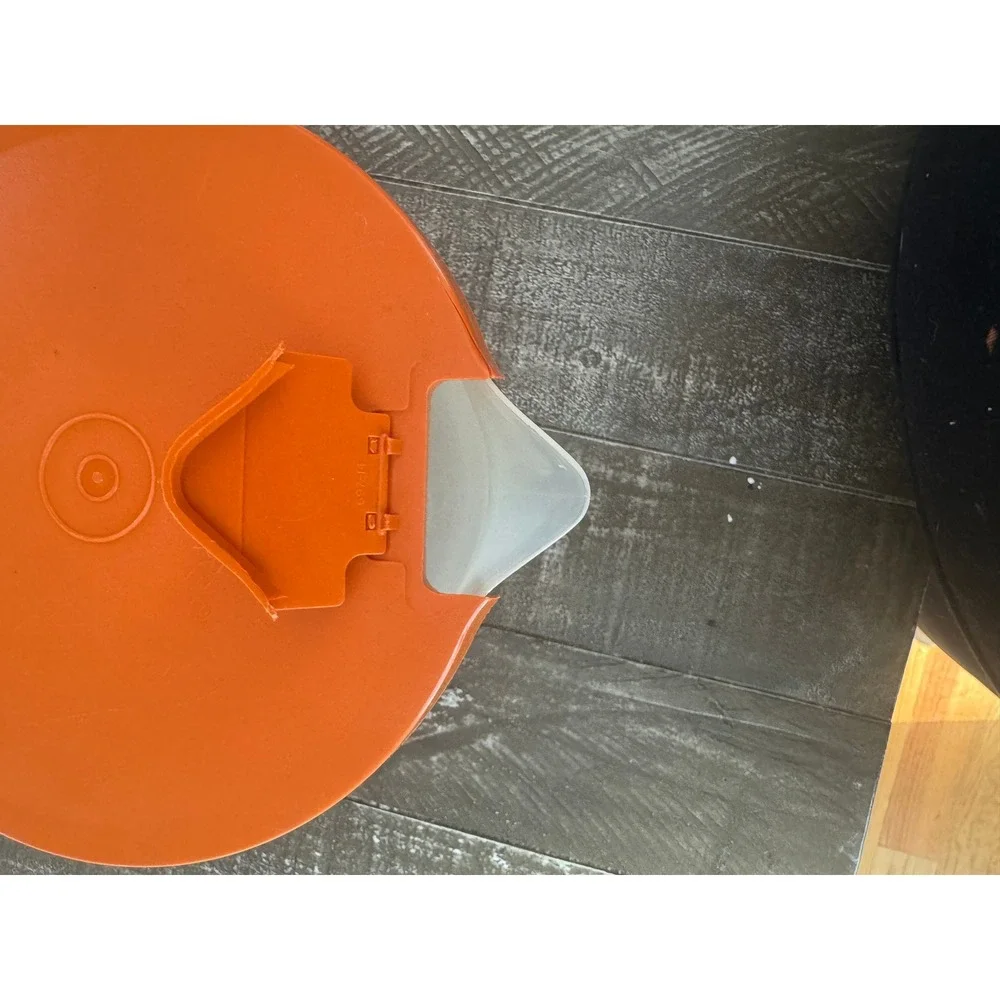VINTAGE Tupperware 1977 8-Cup Orange Lid Pouring‎ Mixing Bowl USA Made